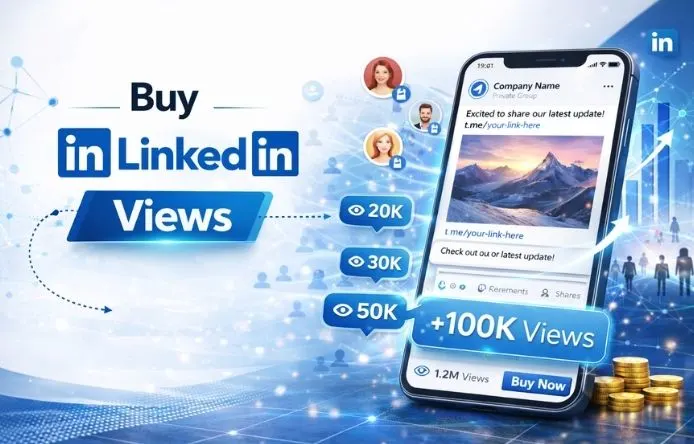 Buy LinkedIn Views- SocialVix